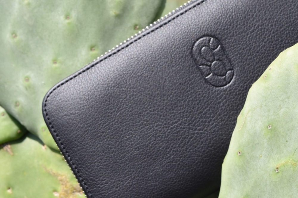 Sustainable Vegan Leather Created Cactus Plants From