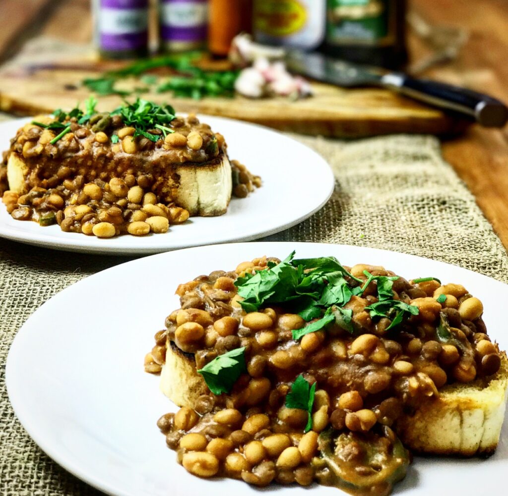 Dirty Beans On Toast