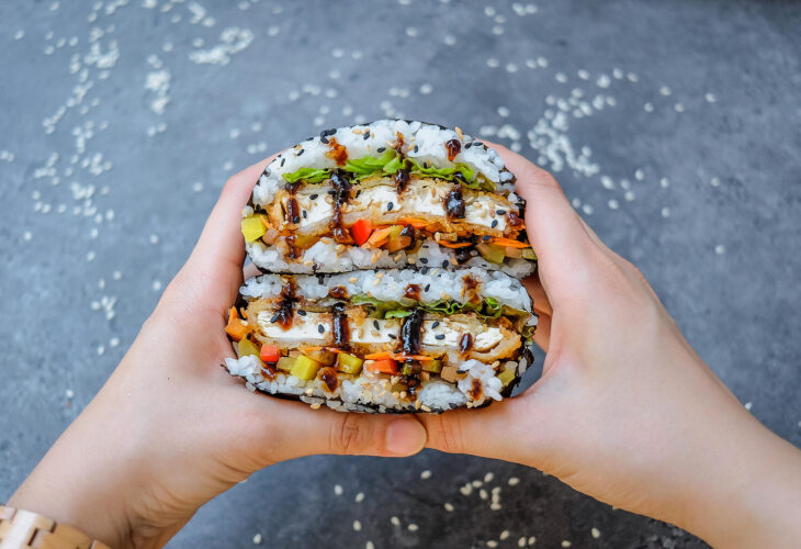 Tofu 'Katsu' Sushi Sandwiches