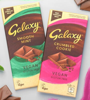Galaxy vegan chocolate