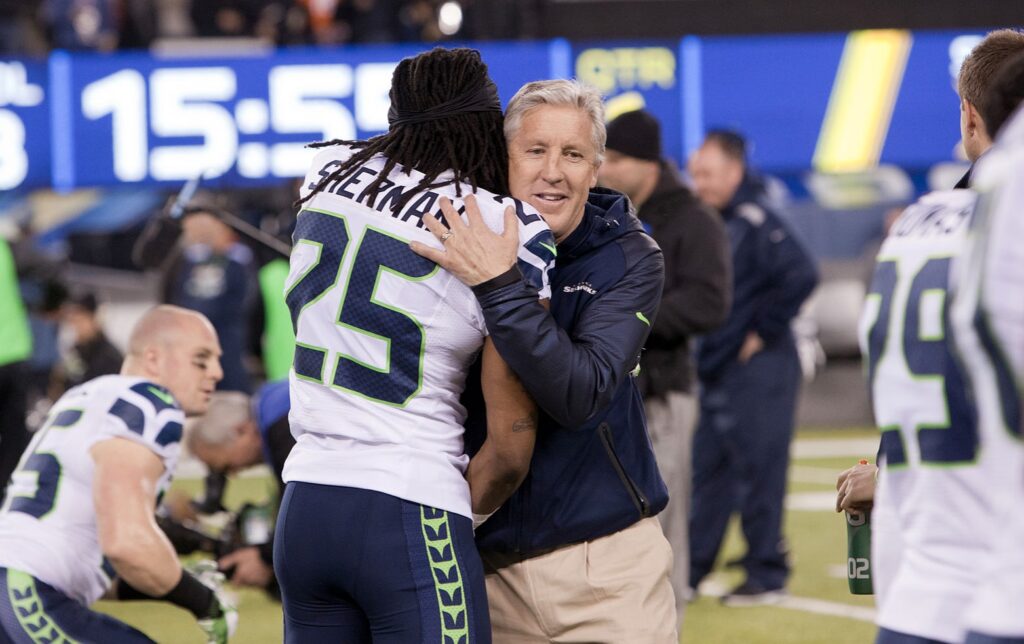 Seattle Seahawks head coach Pete Carroll