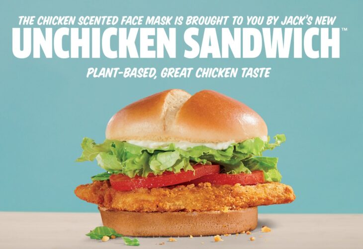 Jack in the Box vegan chicken burger