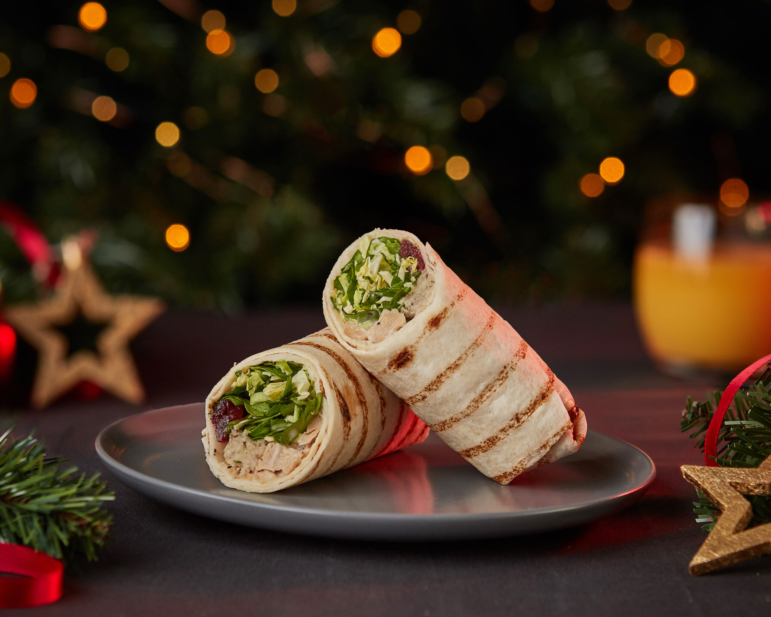 Tesco vegan Christmas turkey wrap