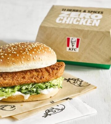 KFC's vegan chicken burger