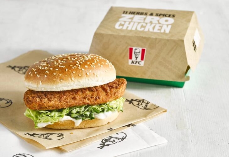 KFC's vegan chicken burger