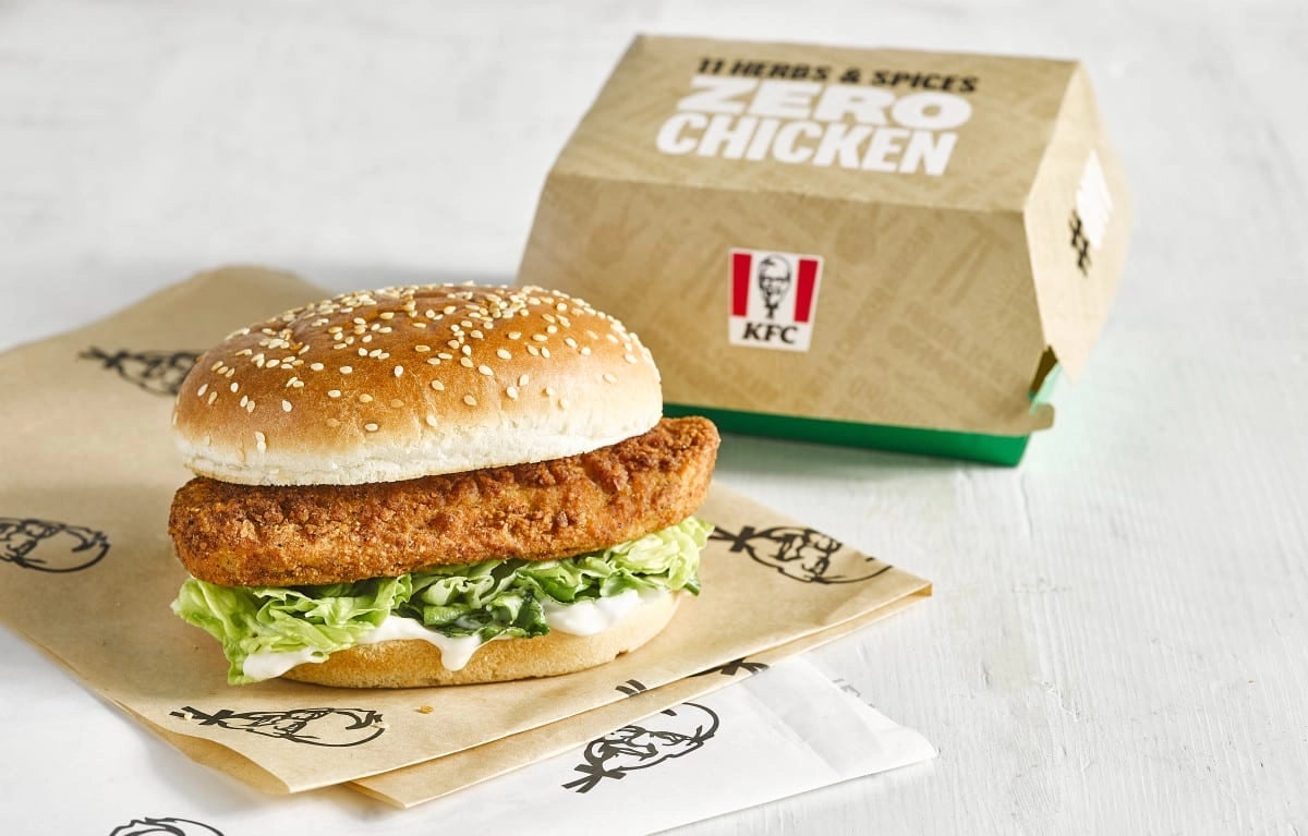 KFC's vegan chicken burger