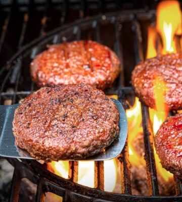 Vegan meat healthiest burger