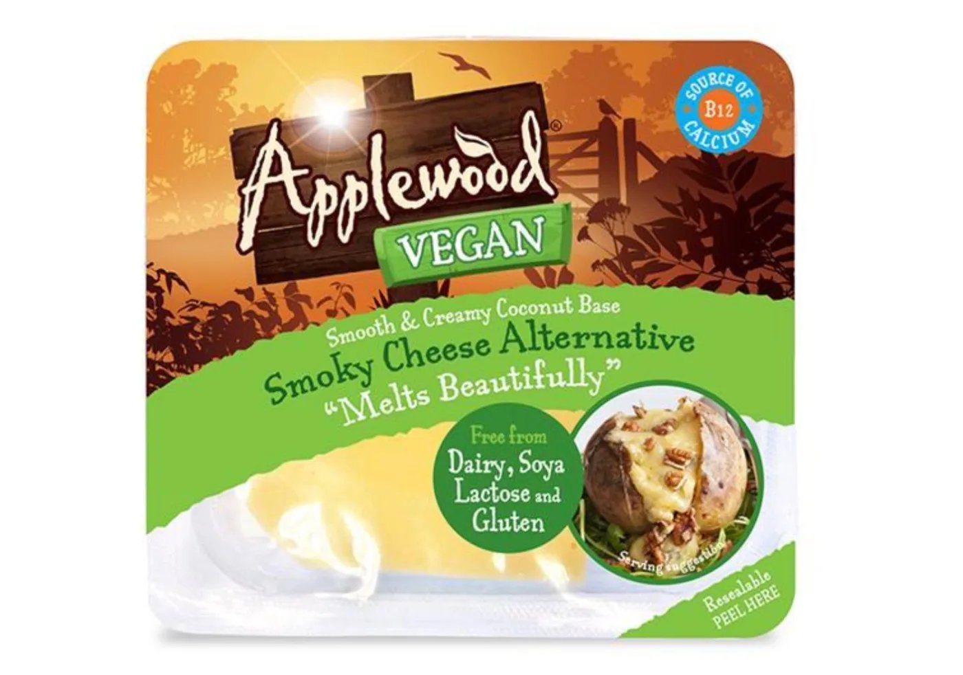 Applewood vegan cheese product