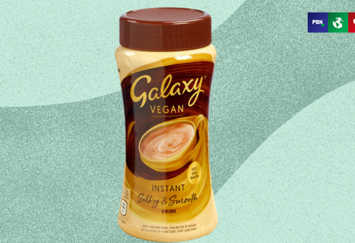 Galaxy vegan hot chocolate