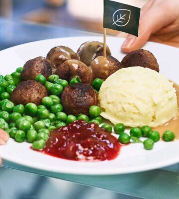 vegan meatballs from IKEA