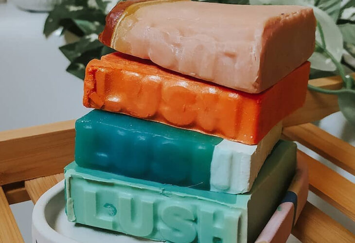 how to use lush bar soap