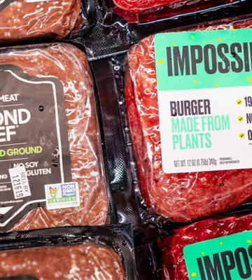 plant-based meats from Impossible and Beyond