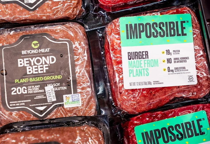 plant-based meats from Impossible and Beyond