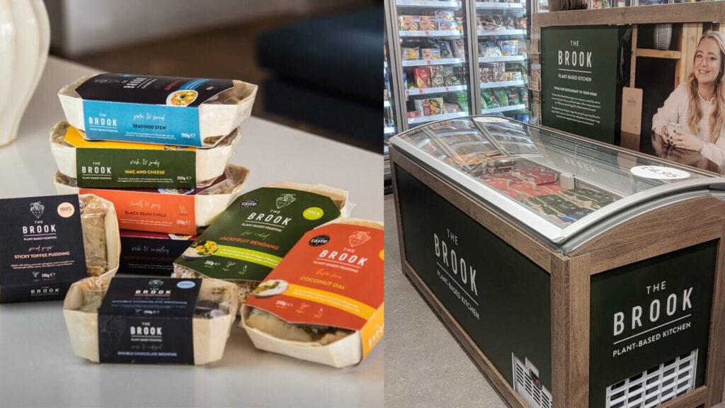 The Brook's vegan freezer in the co-op