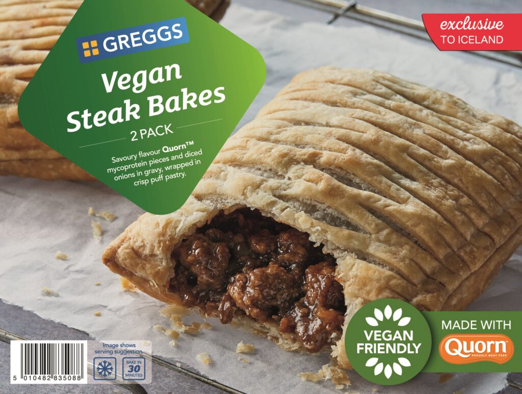 Greggs vegan steak bakes