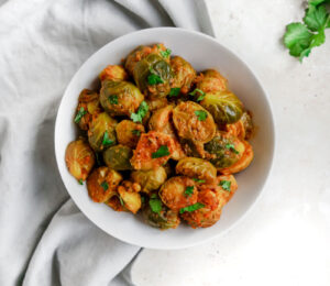 curried brussels sprouts