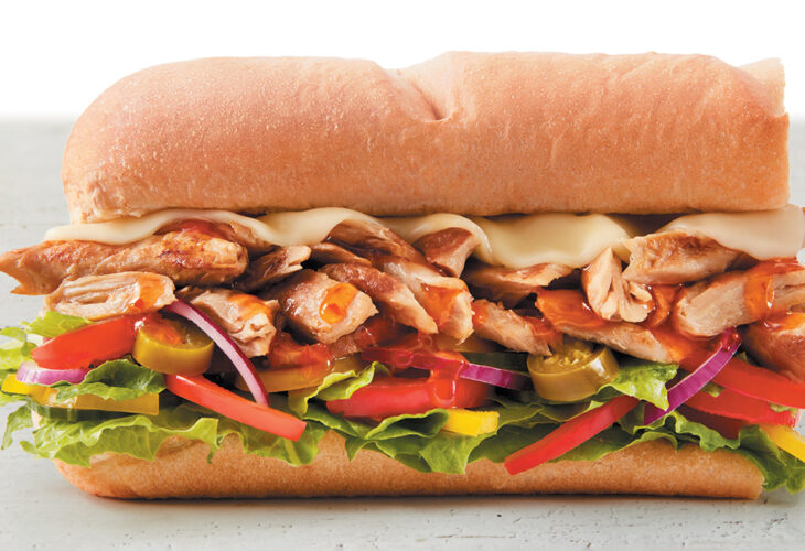 Subway's vegan chicken sub