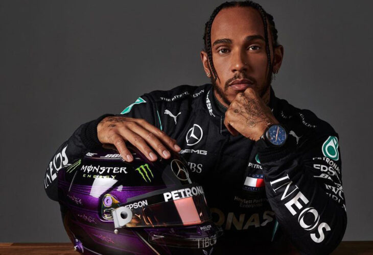 Vegan athlete Lewis Hamilton
