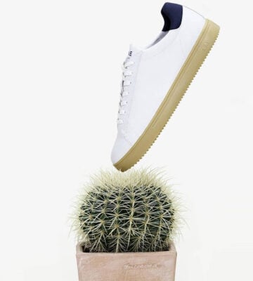 Vegan cactus leather sneakers