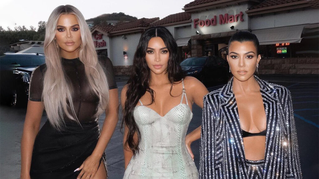 Kim Kardashian and her sisters who have converted to a plant-based diet