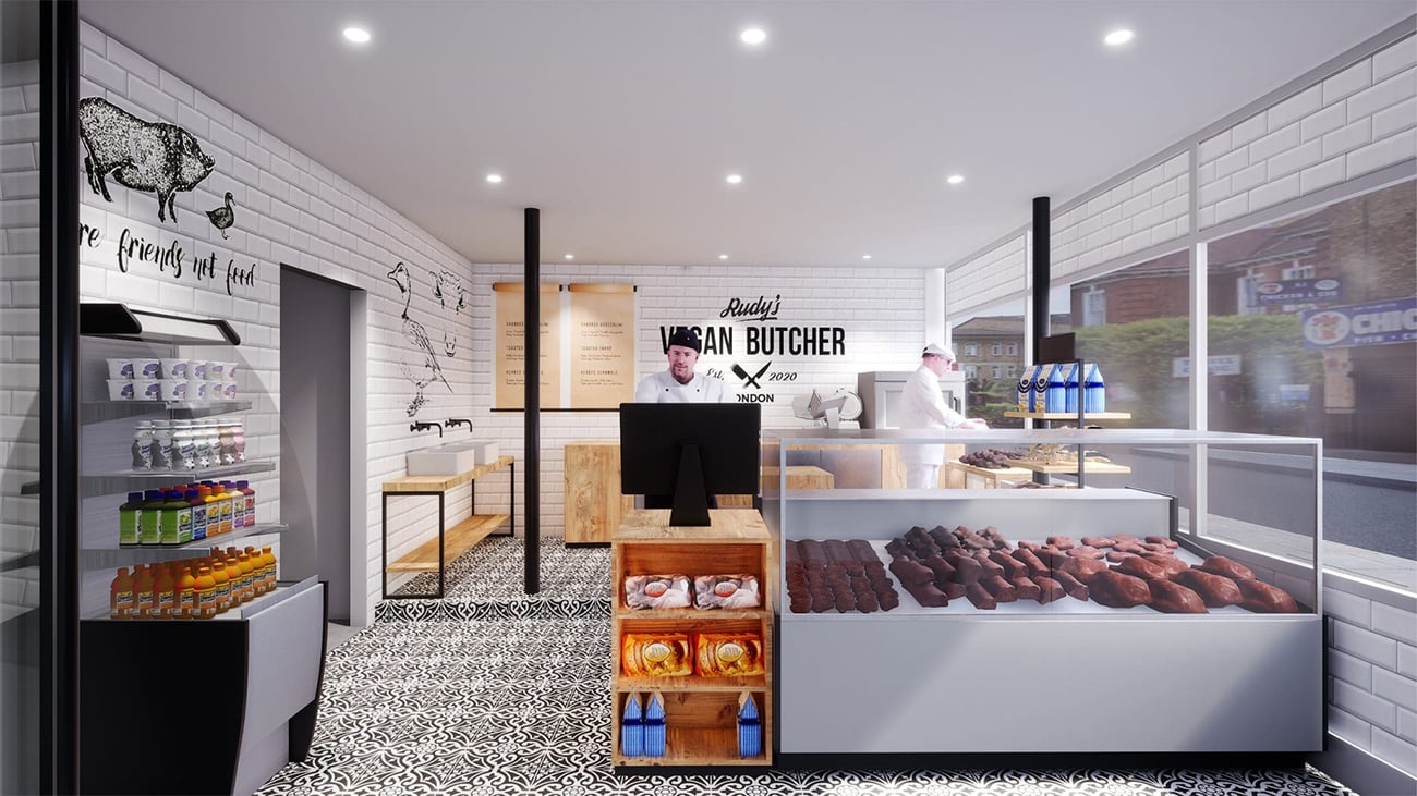 Vegan butchers new kitchen