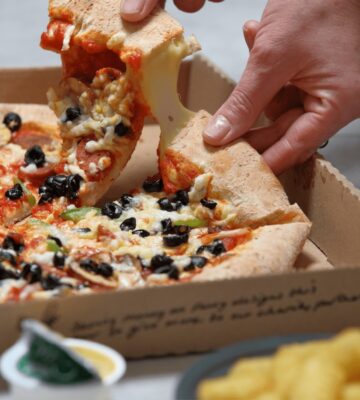 Vegan stuffed crust
