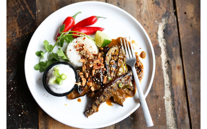 thai aubergine curry