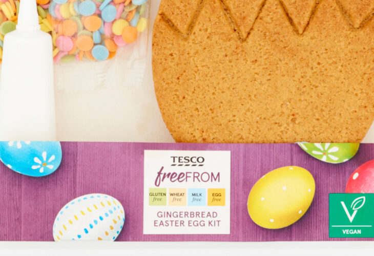 Tesco unveiles its 'biggest ever' Free From range for Easter, including new products suitable for vegans