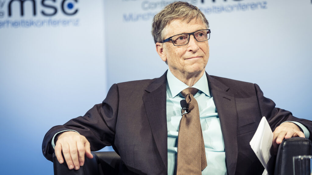 Bill Gates, who says rich countries should move to plant-based beef