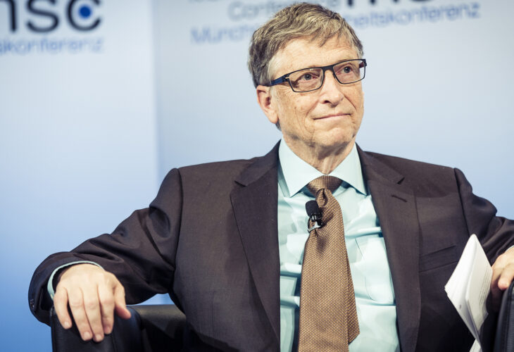 Bill Gates, who says rich countries should move to plant-based beef