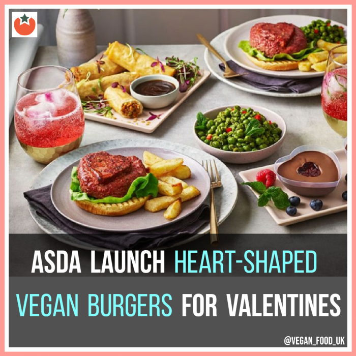 VFUK announced the launch of Asda's vegan Valentine's day range