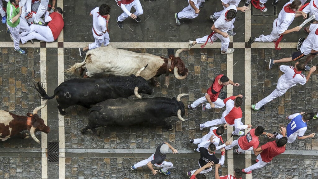 The Running of the Bulls event