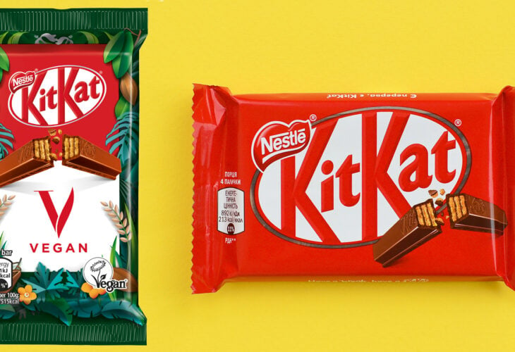 Nestlé's vegan KitKat chocolate
