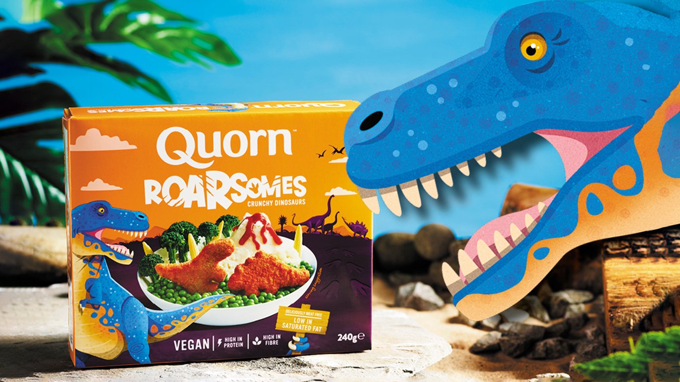 Quorn Launches Vegan Dinosaur Nuggets To Help Children 'Transition' To Meat-Free Diets