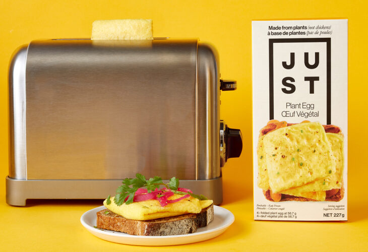 Food-Tech Brand JUST Debuts Vegan Eggs In Over 1,000 Stores Across Canada