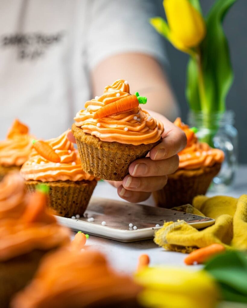 Vegan Carrot Cake Muffins