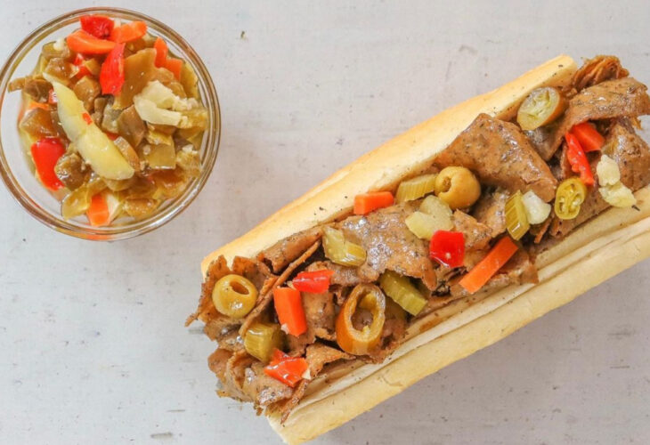 Buona, a restaurant specializing in beef, has unveiled a plant-based vegan beefless sandwich