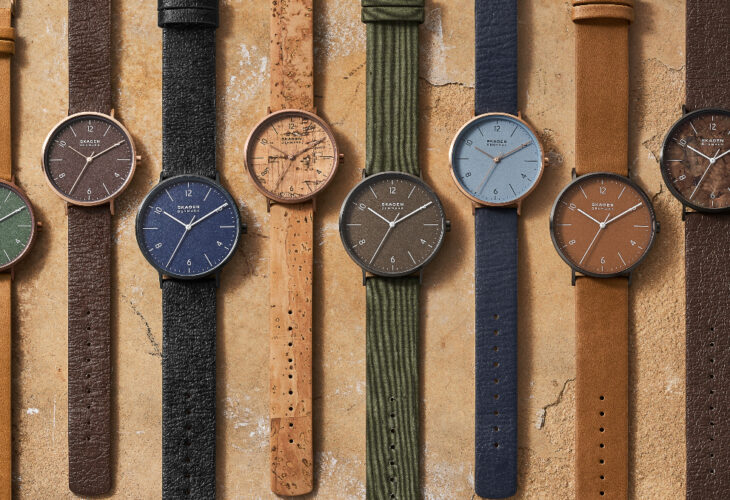 Sustainable watch brand Skagen has launched a collection made from vegan apple leather
