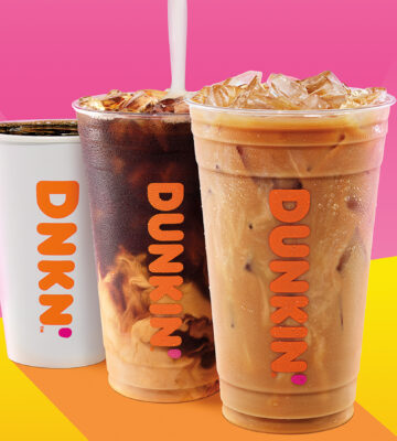 Dunkin' coconut milk