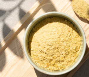 Nutritional yeast, also known as nooch