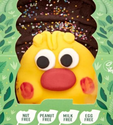Archie the caterpillar cake is launching in vegan form