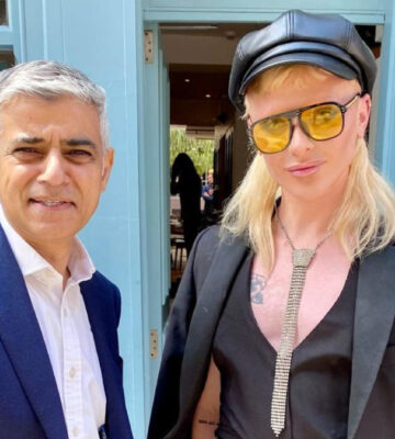 Sadiq Khan and vegan drag queen Bimini Bon Boulash visit Mildreds and launch campaign to support London restaurants