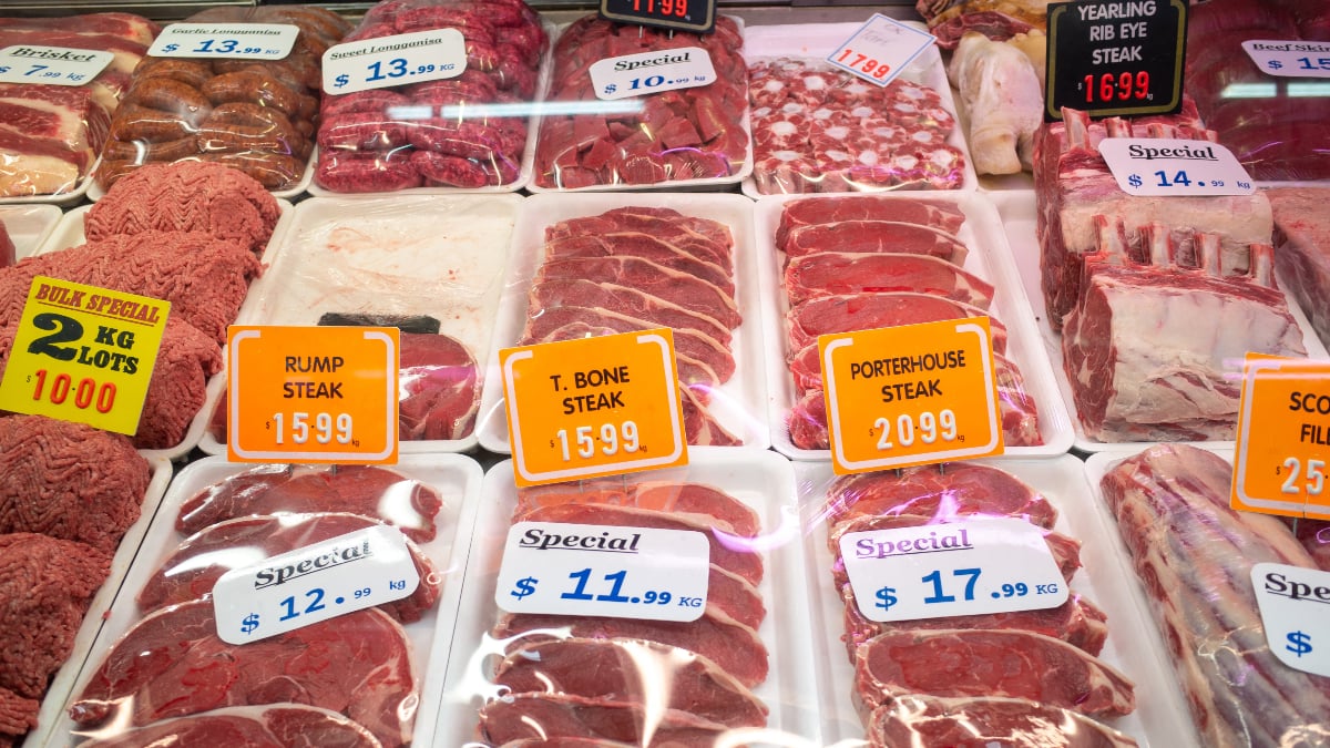 Australia's meat consumption has shrunk to its lowest in 25 years