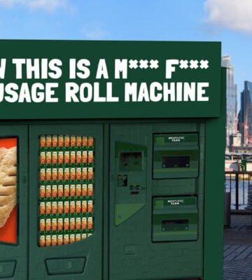Vegan Sausage Roll Vending Machine