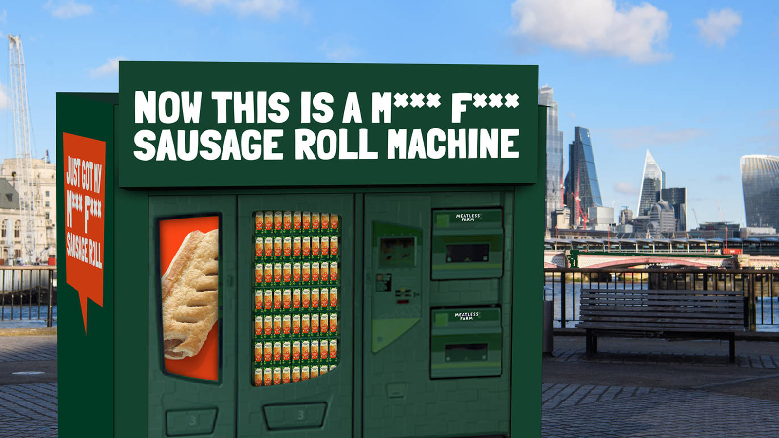 Vegan Sausage Roll Vending Machine