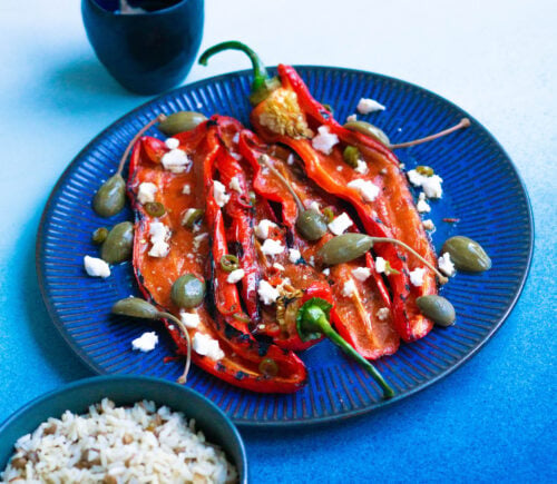 peppers with feta