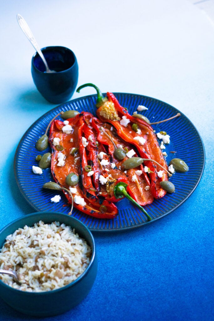 peppers with feta