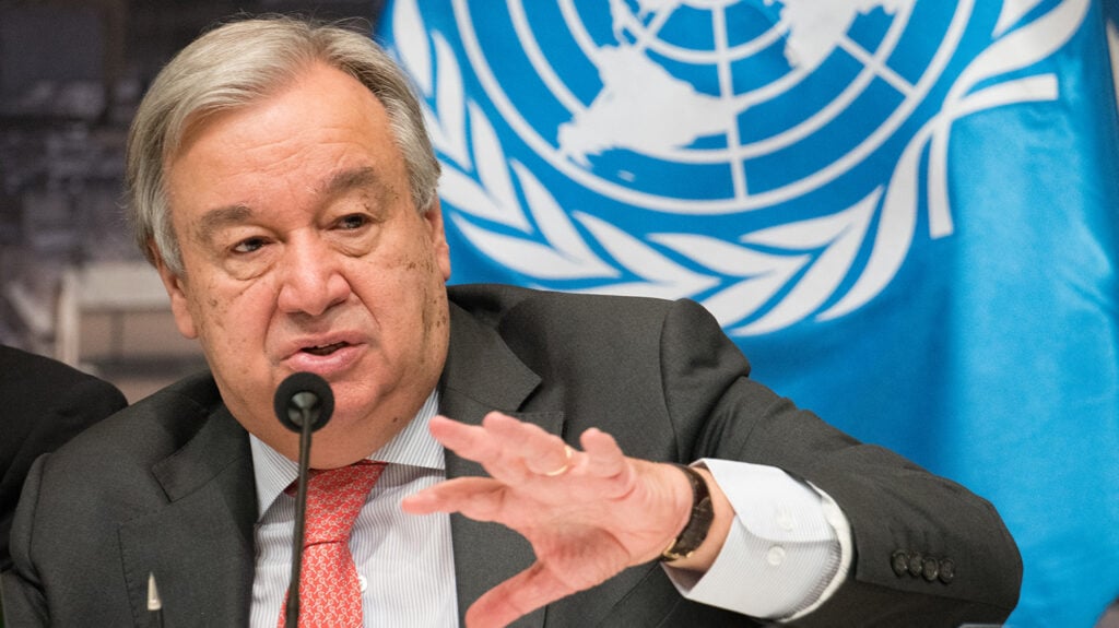 António Guterres Urged To Go Plant-Based