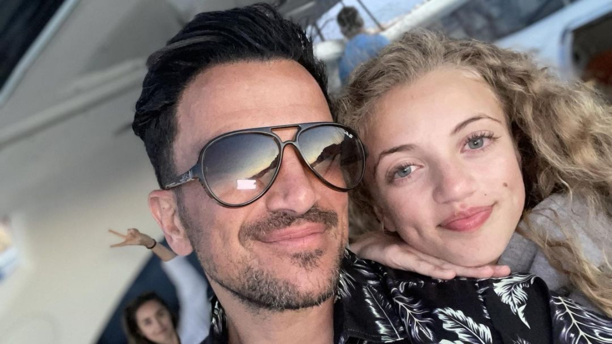 Peter Andre was criticized by PETA for posting a video of his daughter swimming with dolphins