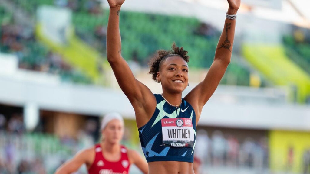 Dairy-free Olympian Kaylin Whitney